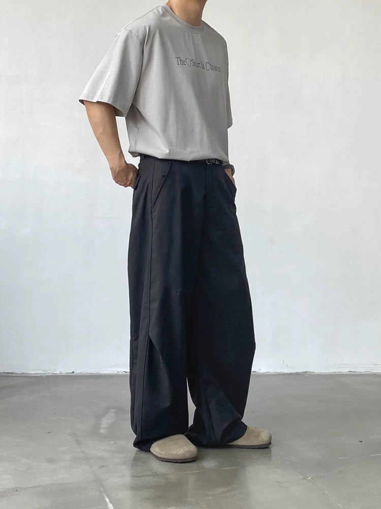 Thin Loose Wide-Leg Mopping Trousers