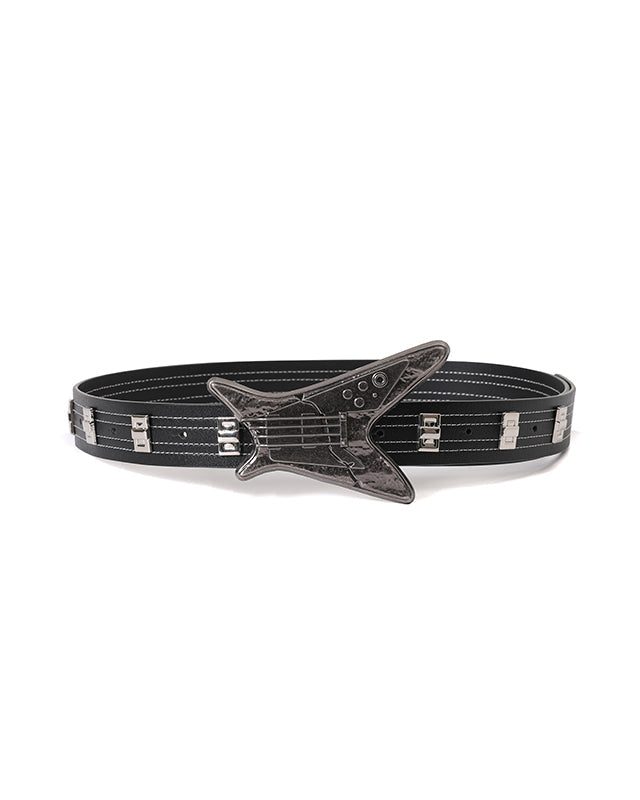 Punk Guitar Old Cracked String Belt