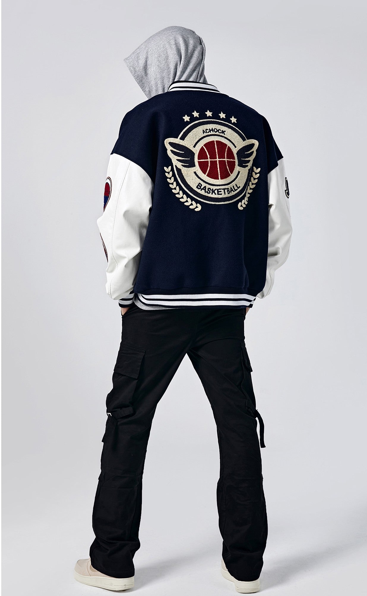 Embroidered American Letters Baseball Uniform