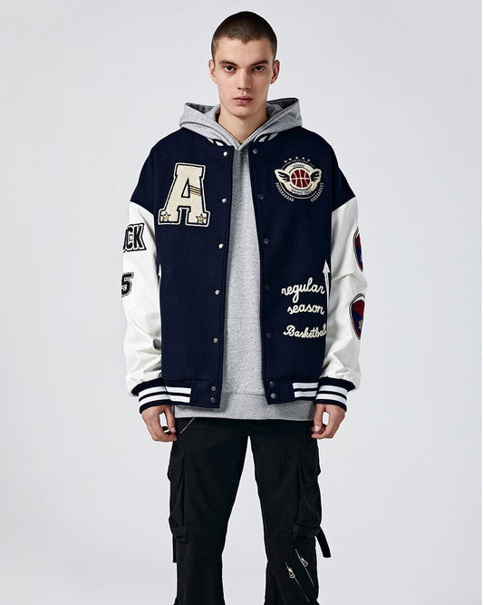 Embroidered American Letters Baseball Uniform