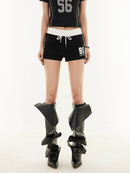 Low Waist Sports Shorts