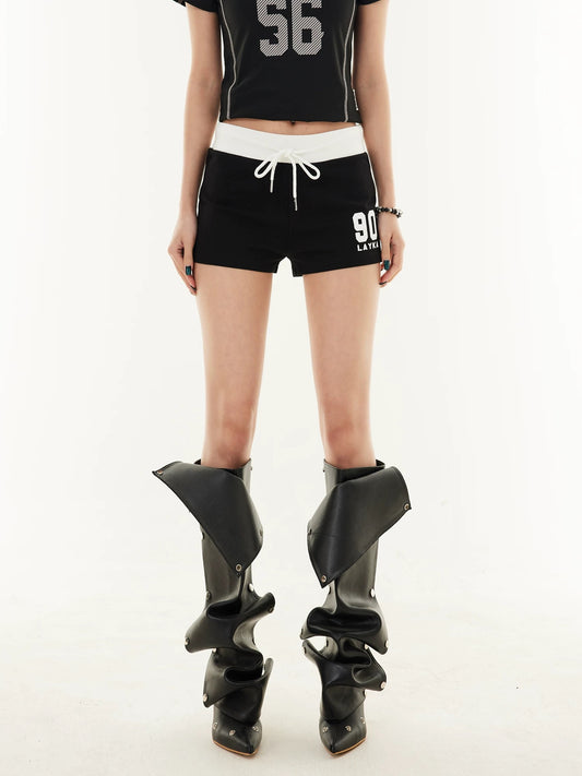 Low Waist Sports Shorts