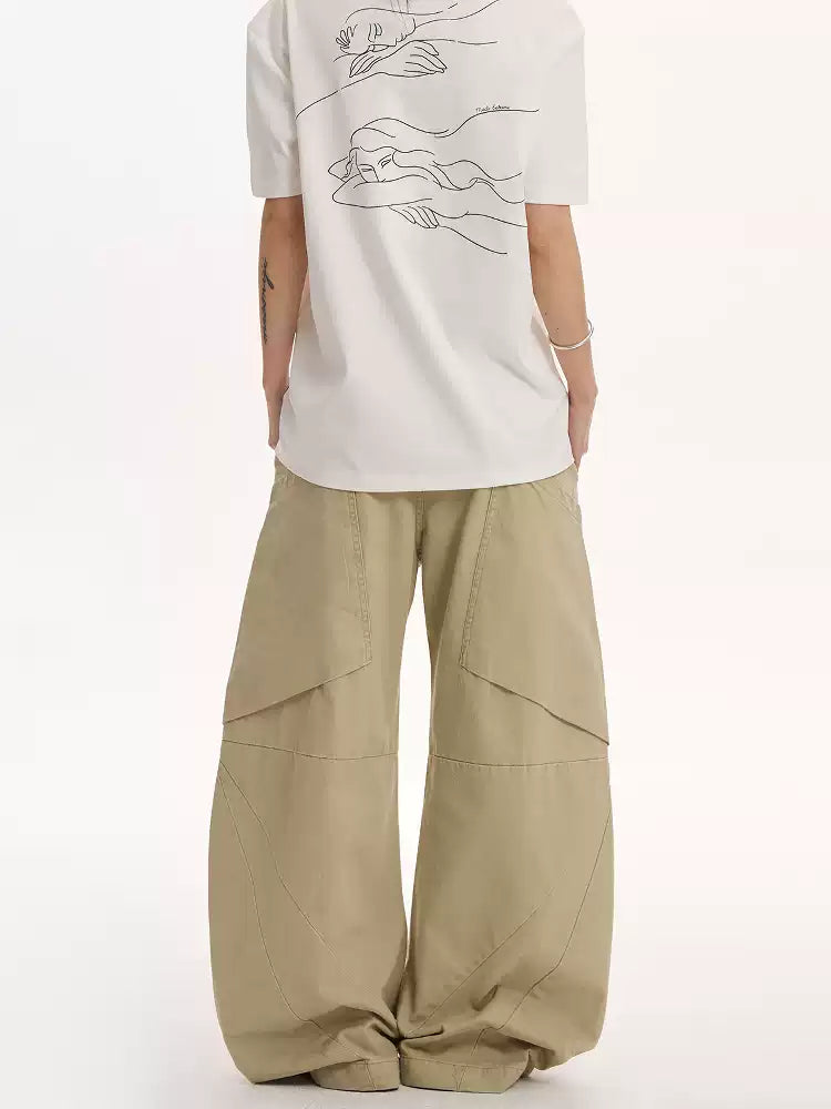 Retro Pleated Three-Dimensional Tailoring